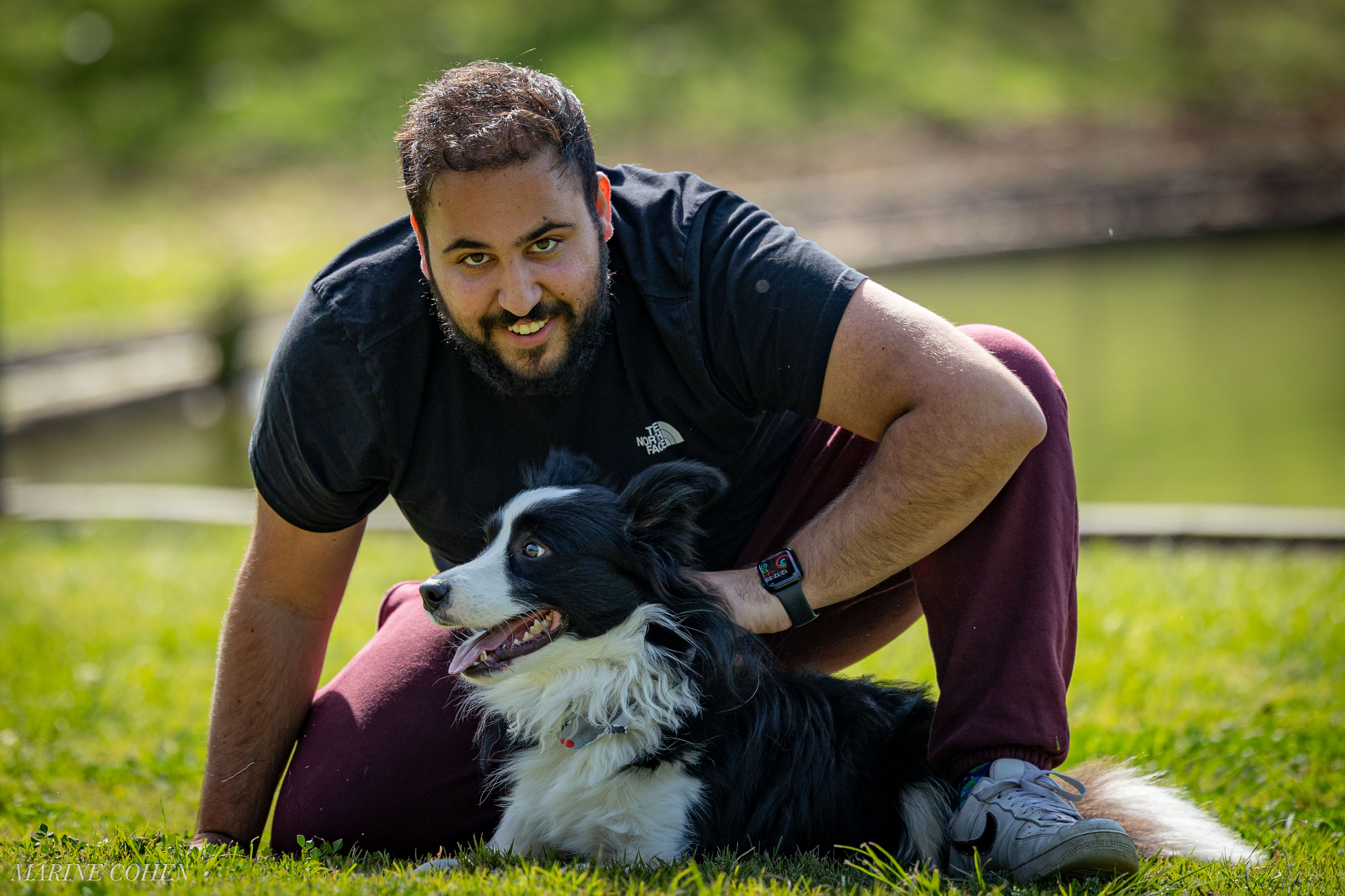 Hen Shalom and Zuko in the park